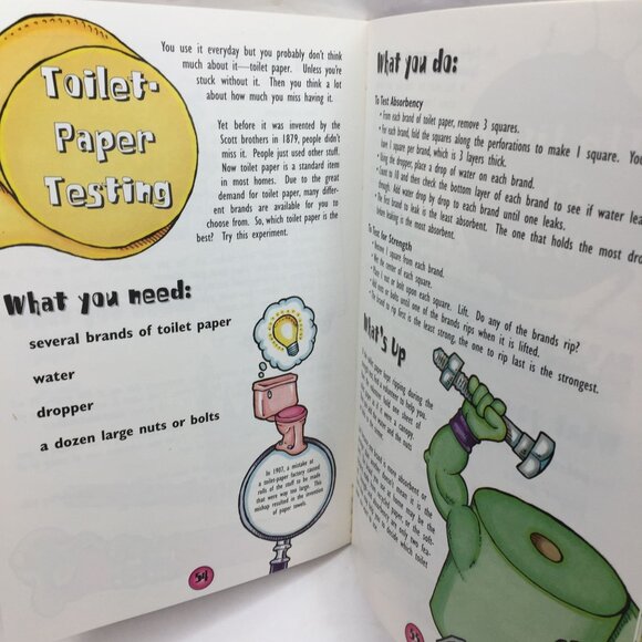 Vtg Lot 2 Kids Books Simple Science Experiments Hands-On Grossology Really Gross - Picture 6 of 12